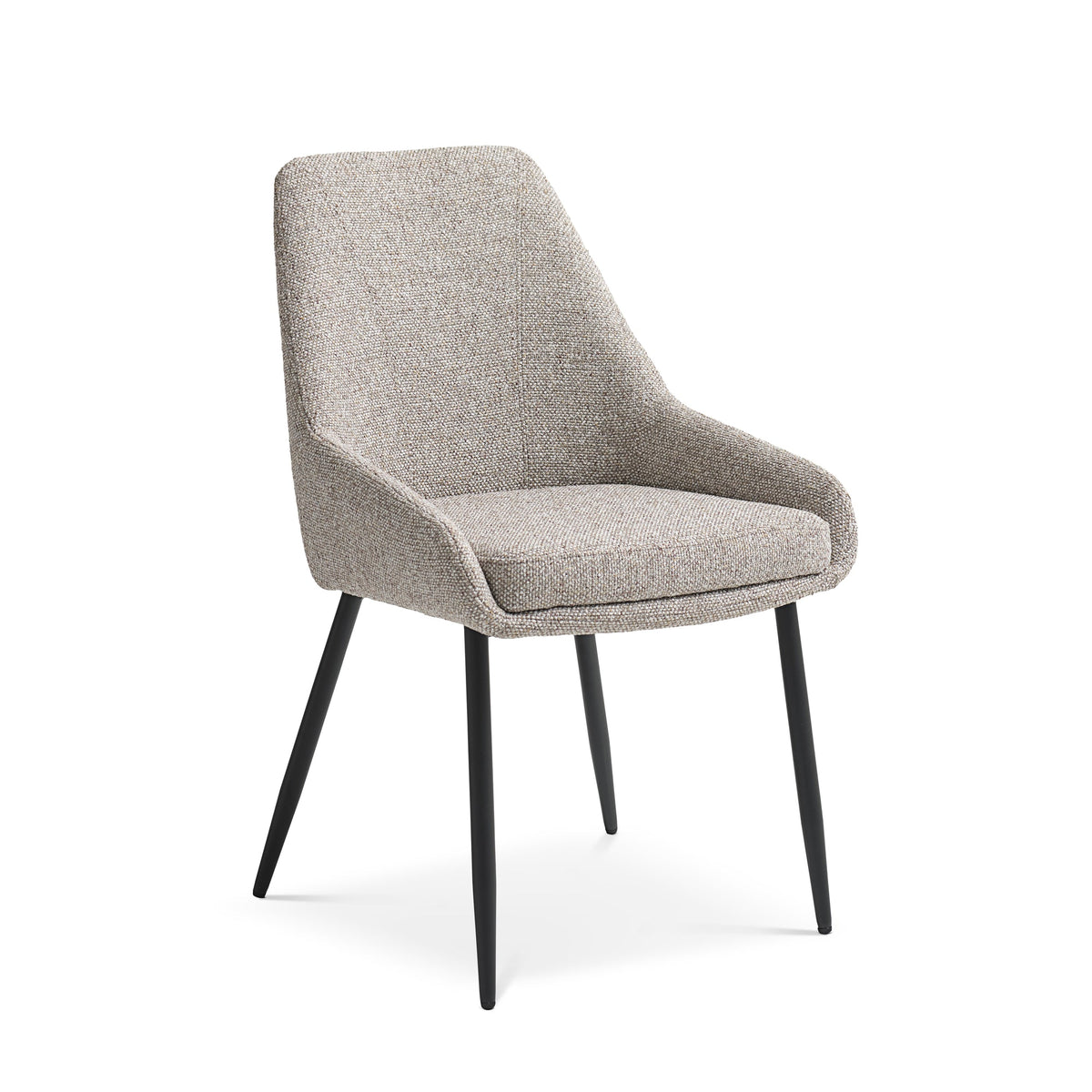 Beige – Mike spisebordsstol i Serenity møbelstof fra Unique Beds, Home & Living
