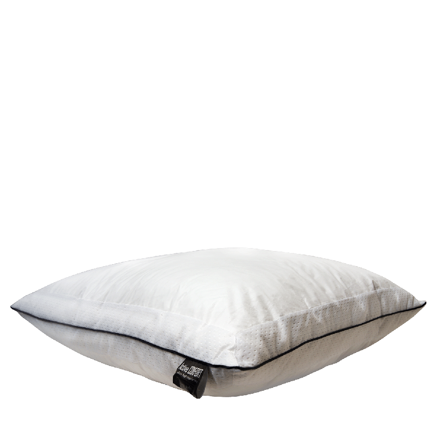 Active Comfort 3-kammer Pude med 2 x 75g Fiber og 650g Andefjer i 60 x 63 cm Fra Turiform | Høj