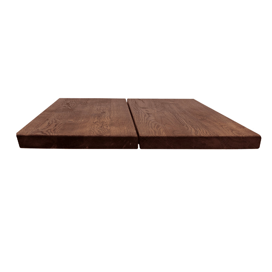 Asta Snedker Cafébord i Massiv Egetræ & Mocca Olie fra House Of Sander | B: 80cm. L: 120-140cm. H: 4cm. – fra Unique Beds, Home & Living