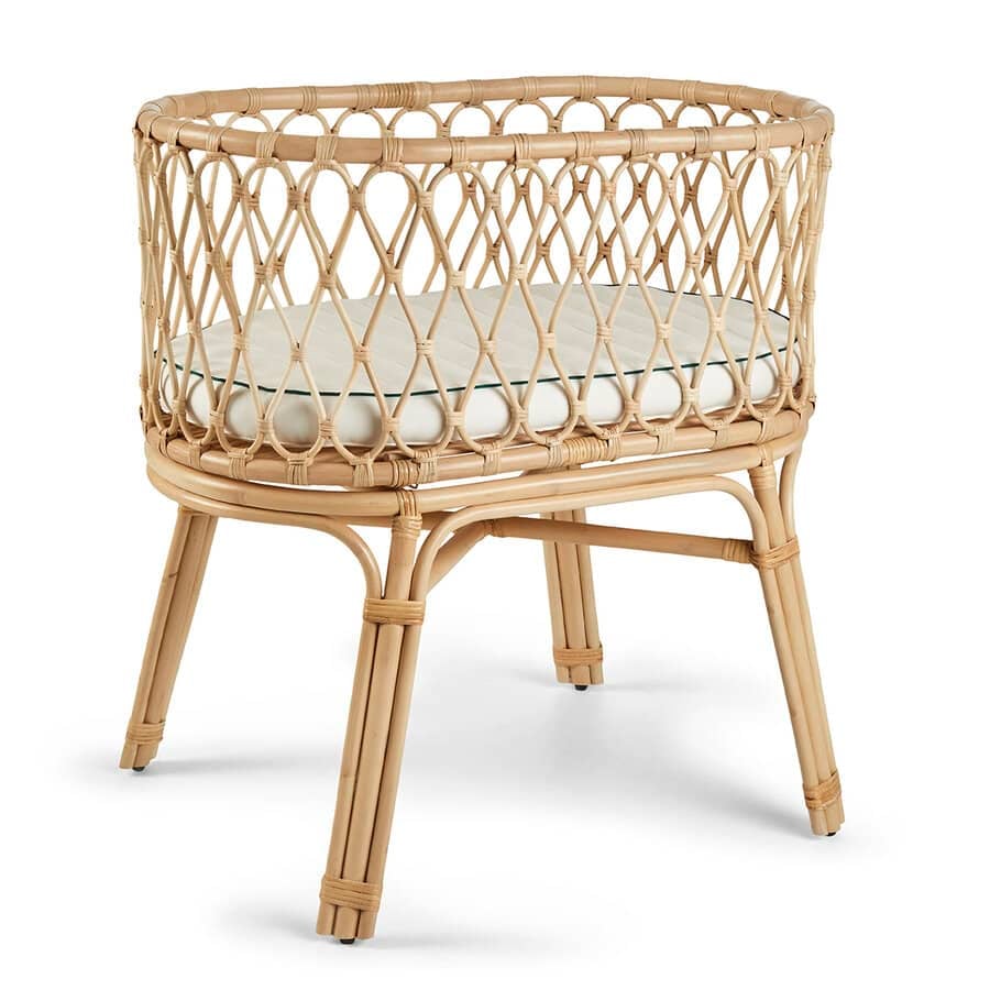 Belle Baby Vugge i 100% Naturlig Rattan fra Cocoon Company