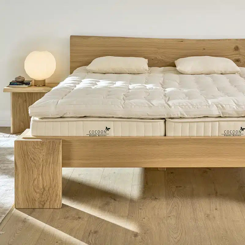 Madras i 100% Økologisk GOLS Naturlatex, Kokos, Uld & Økologisk GOTS Bomuld fra Cocoon | 90x200 | 17 cm