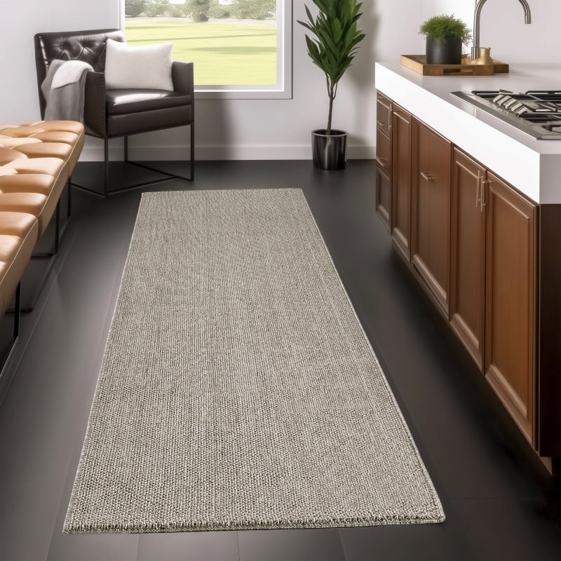 Hallie Brunt Gulvtæppe fra Rugs by Uniquebeds Home & Living | Flere Størrelser