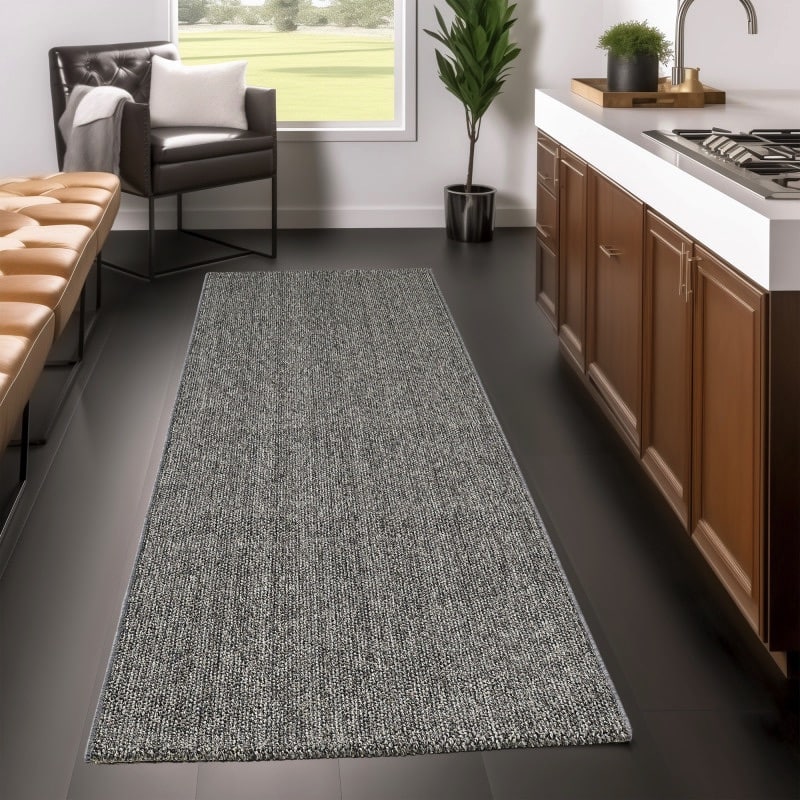 Hallie Mørkegråt Gulvtæppe fra Rugs by Uniquebeds Home & Living | Flere Størrelser