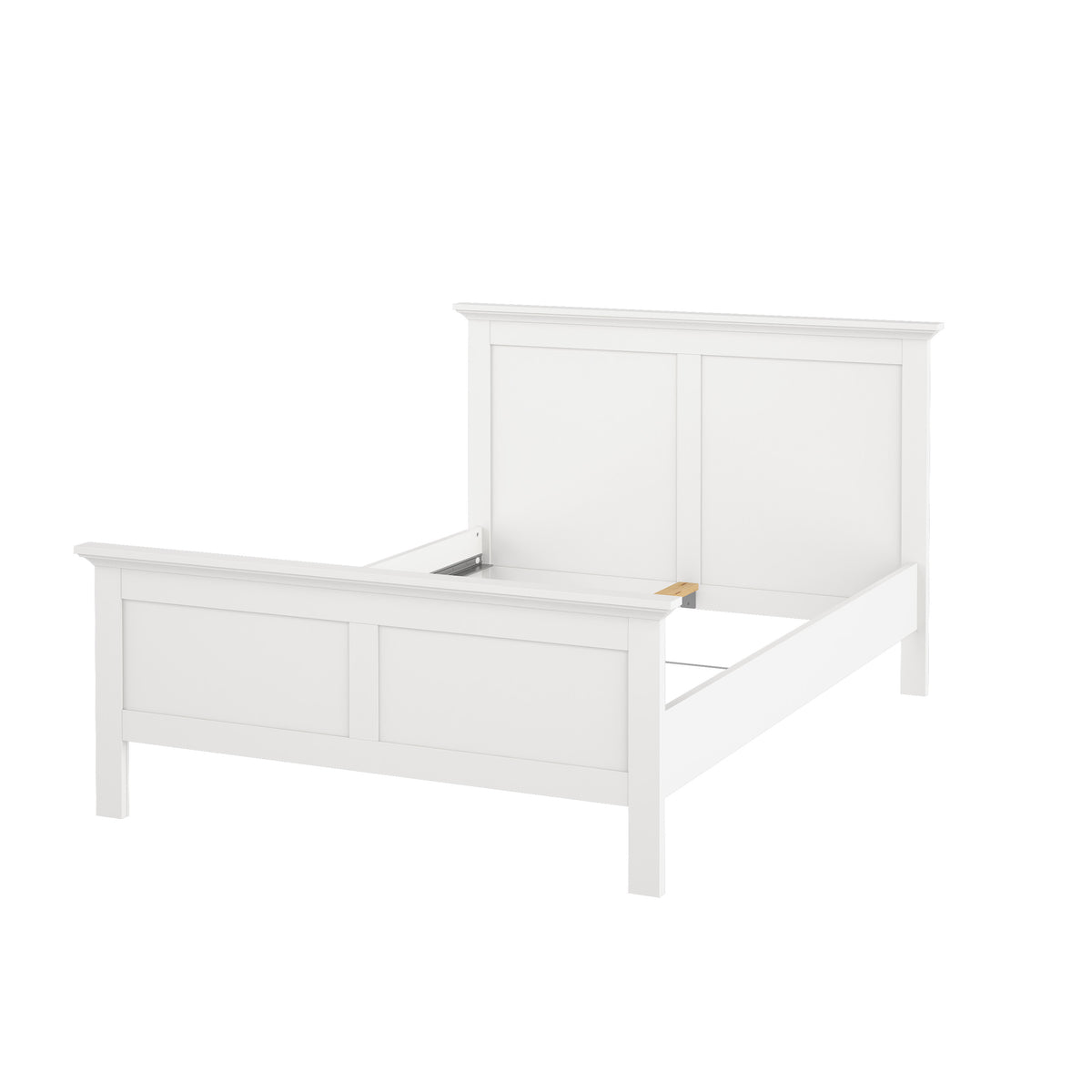 Paris Seng 140x190 i Hvid fra Tvilum | B158,1xD200,8xH110cm