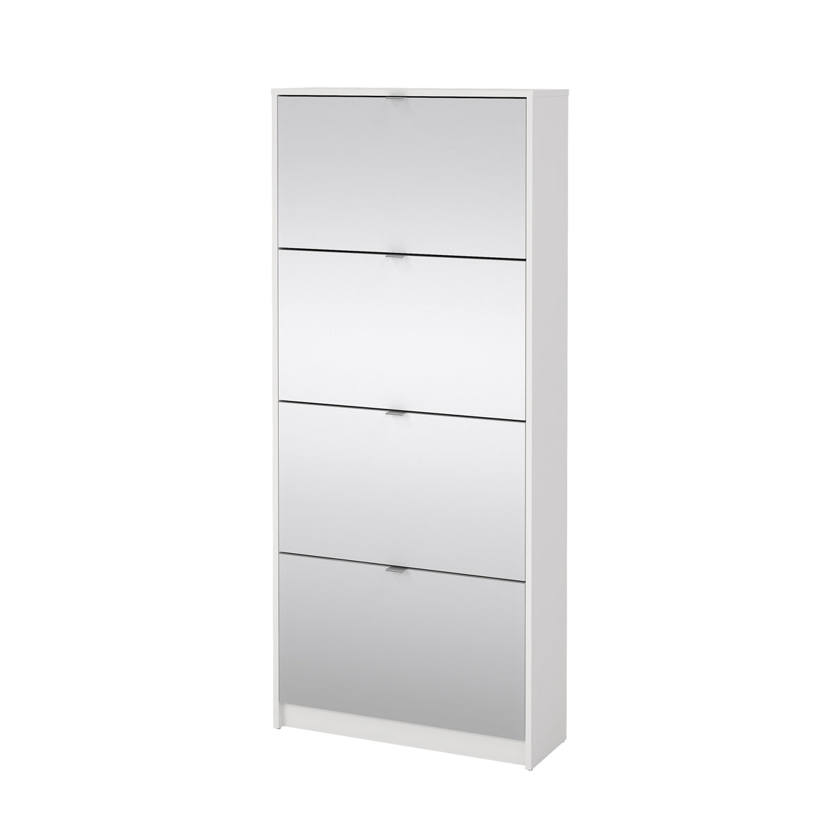 Shoes Skoskab med 4 Vippedøre med Spejl og 2 Lag i Flere Farver fra Tvilum | B70,3xD24,05xH162cm