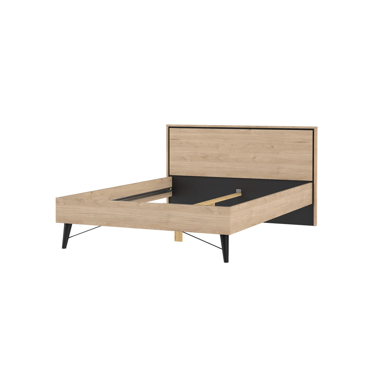 Ry Seng 140x200 i Jackson Hickory fra Tvilum | B152,6xD206,6xH91,3cm | Model 86017