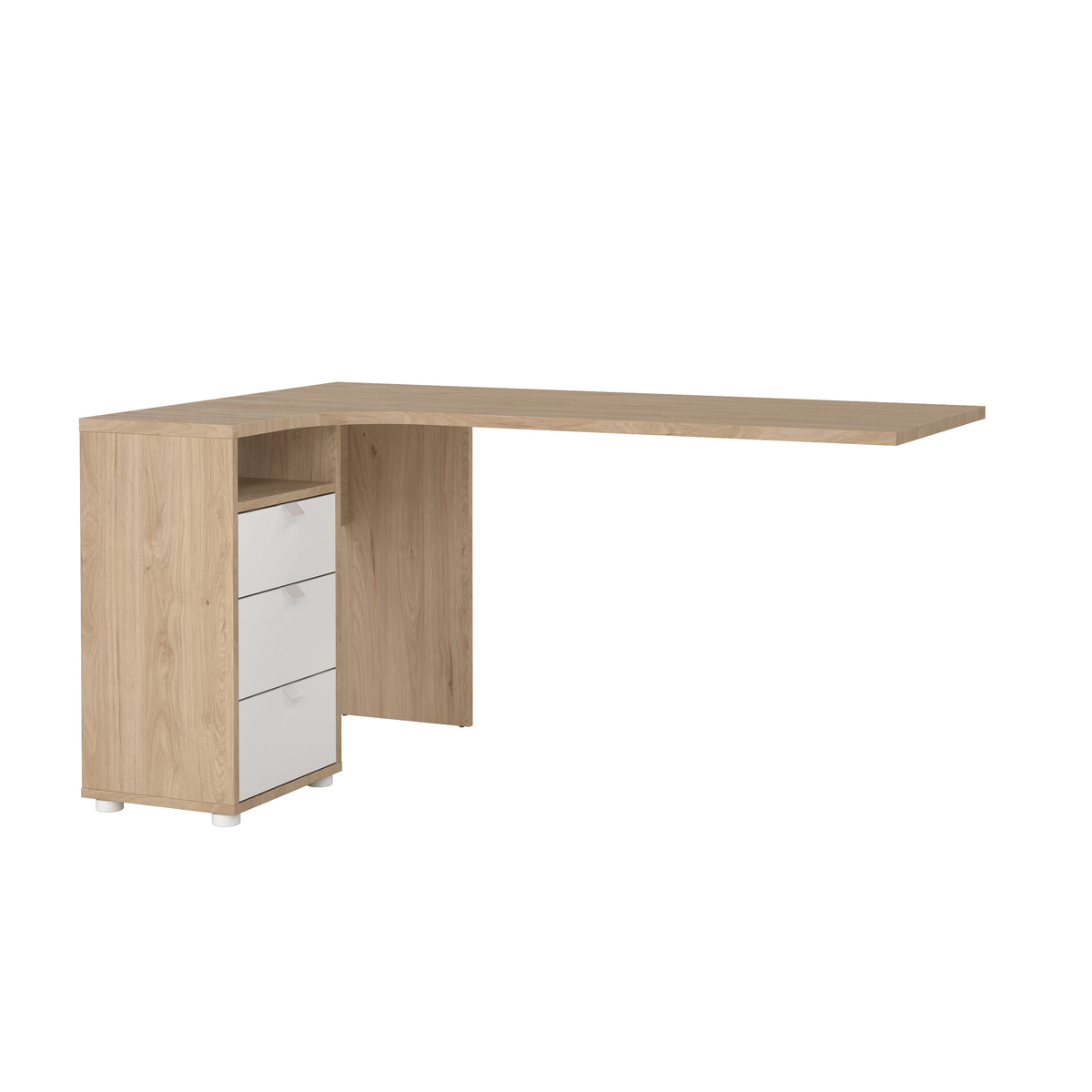 Sign Hjørneskrivebordsplade med Skab i Flere Farver fra Tvilum | B150xD99,6xH75,6cm