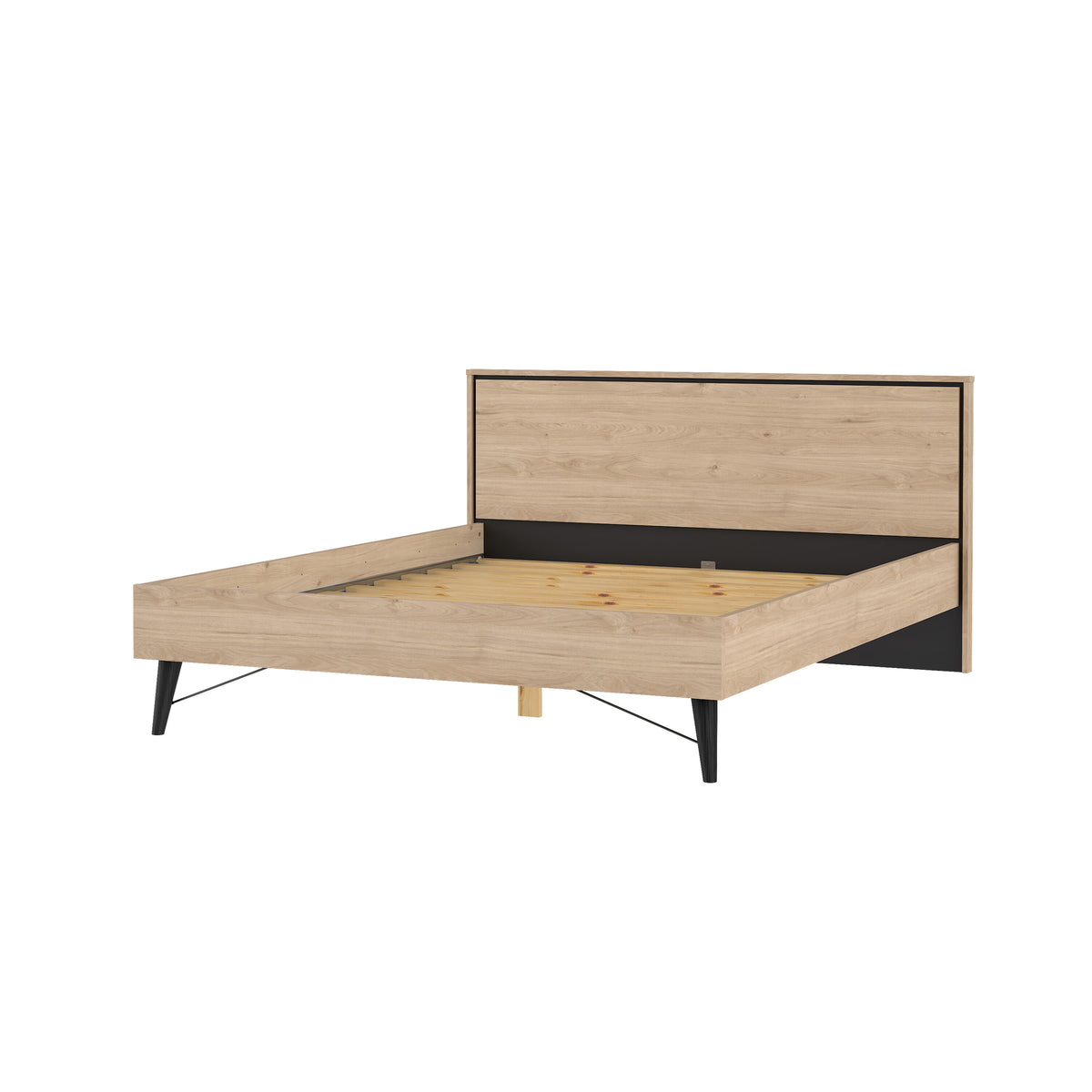 Ry Seng 160x200 inkl. Lameller 98032 i Jackson Hickory fra Tvilum | B172,6xD206,6xH91,3cm