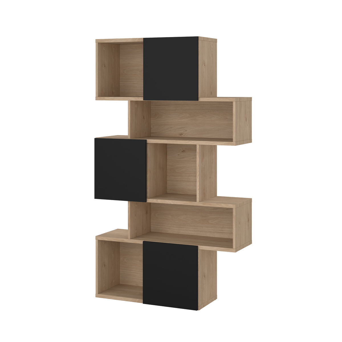 Maze Asymmetrisk Reol med 3 Døre i Flere Farver fra Tvilum | B95,5xD31,5xH166cm