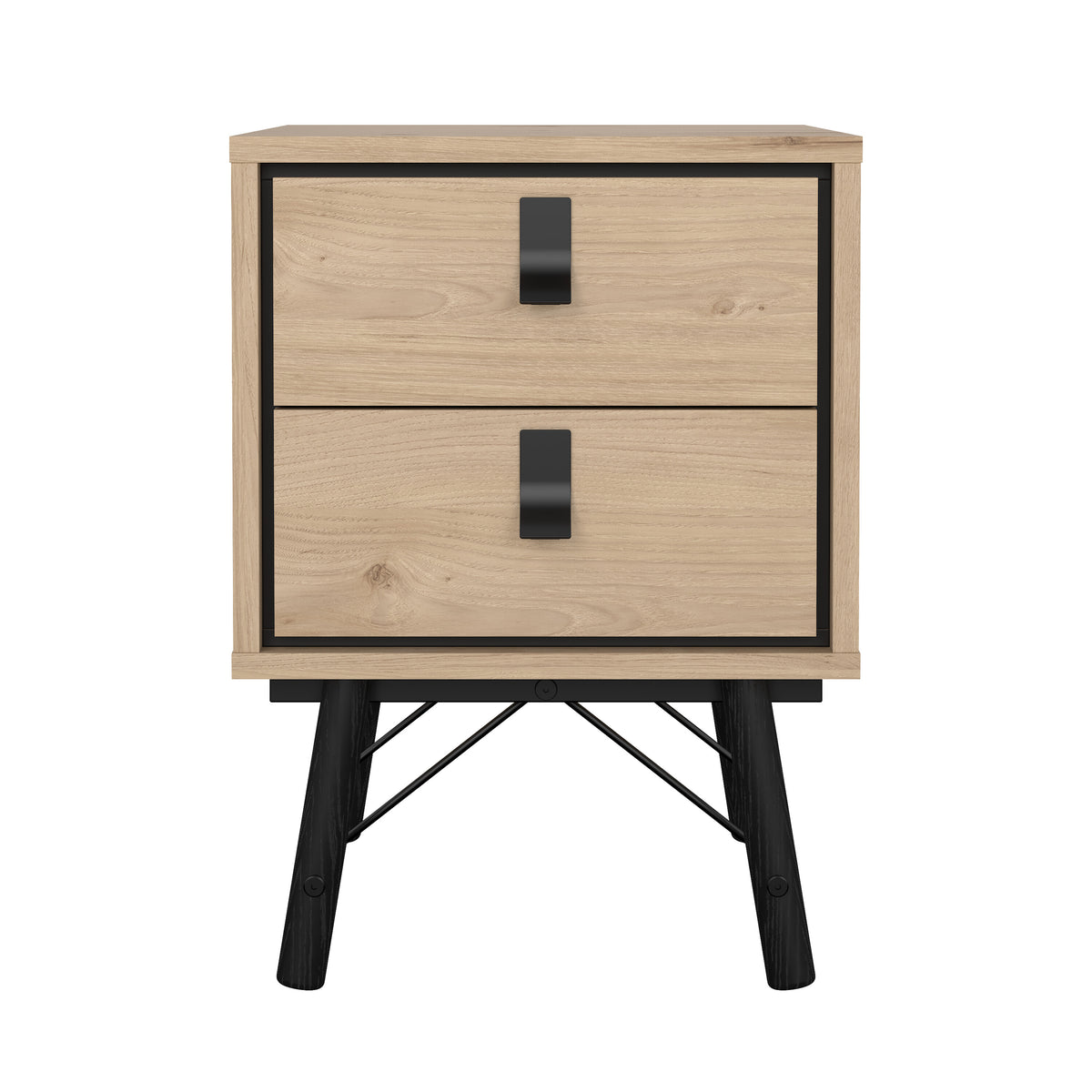 Ry natbord 2 stk. i Jackson Hickory – fra Unique Beds, Home & Living