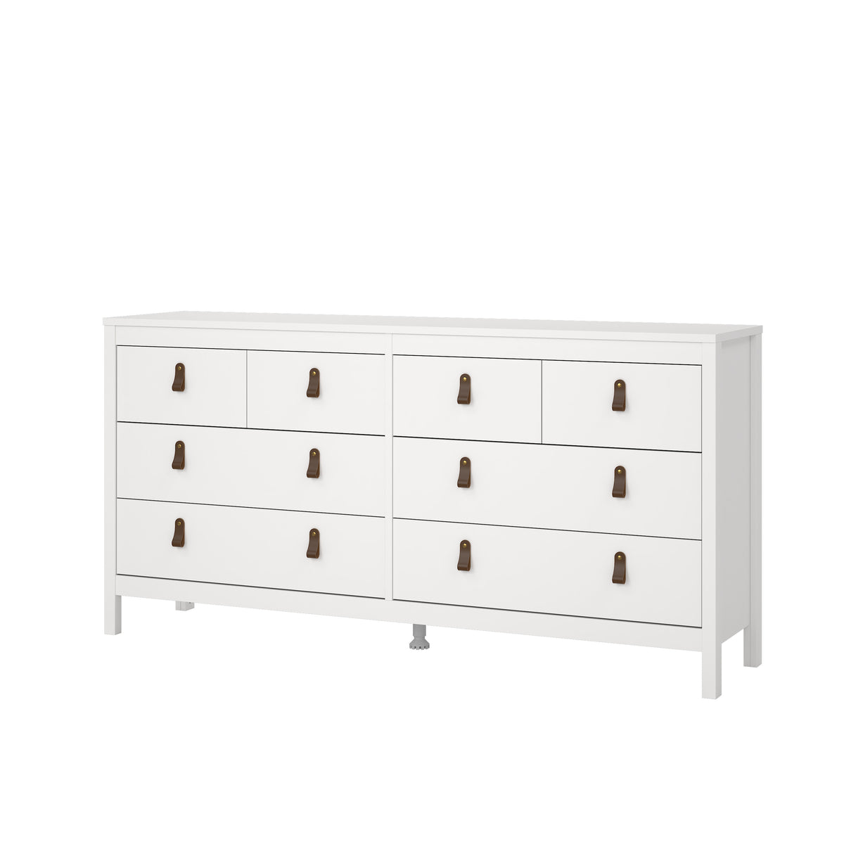 Madrid Dobbelt Kommode med 4+4 Skuffer i Flere Farver fra Tvilum | B159,6xD38,4xH79,7cm