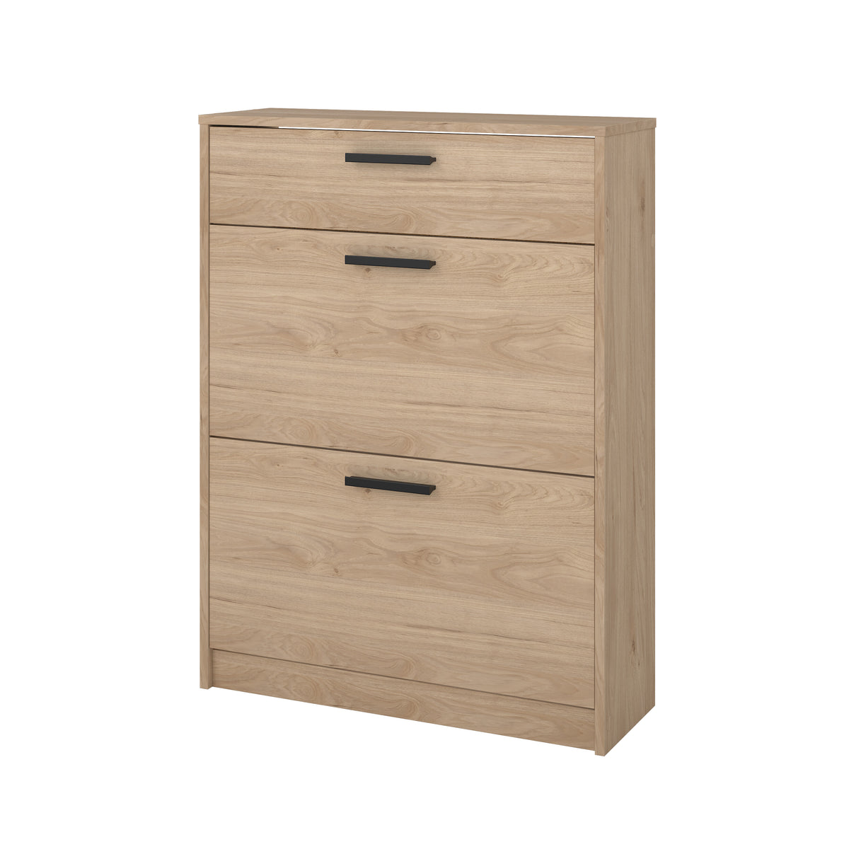 Escape Skoskab med 2 Vippedøre og 1 Skuffe i Jackson Hickory fra Tvilum | B70,4xD23,8xH93,65cm