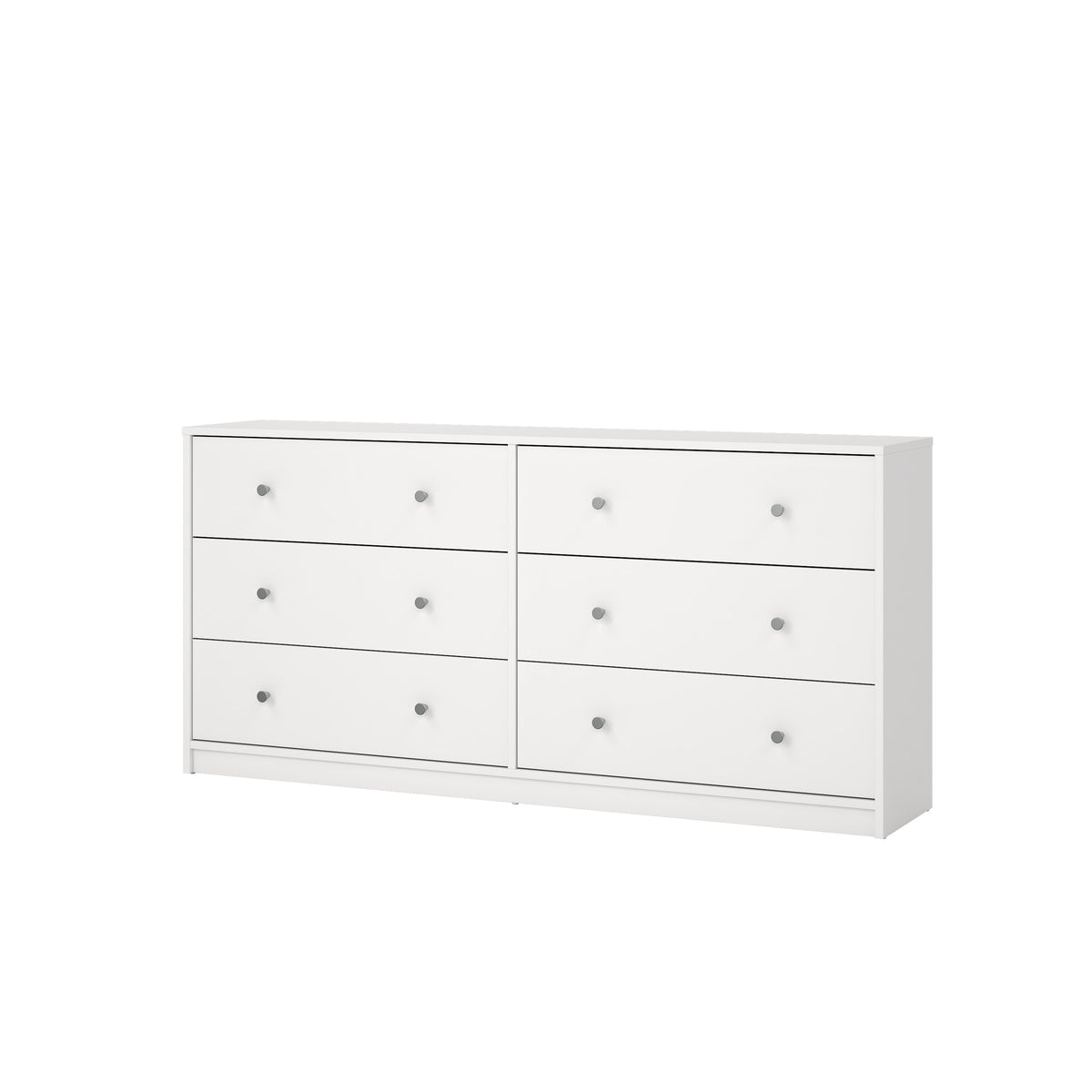 May Dobbelt Kommode med 6 Skuffer i Flere Farver fra Tvilum | B143,1xD30xH68,3cm