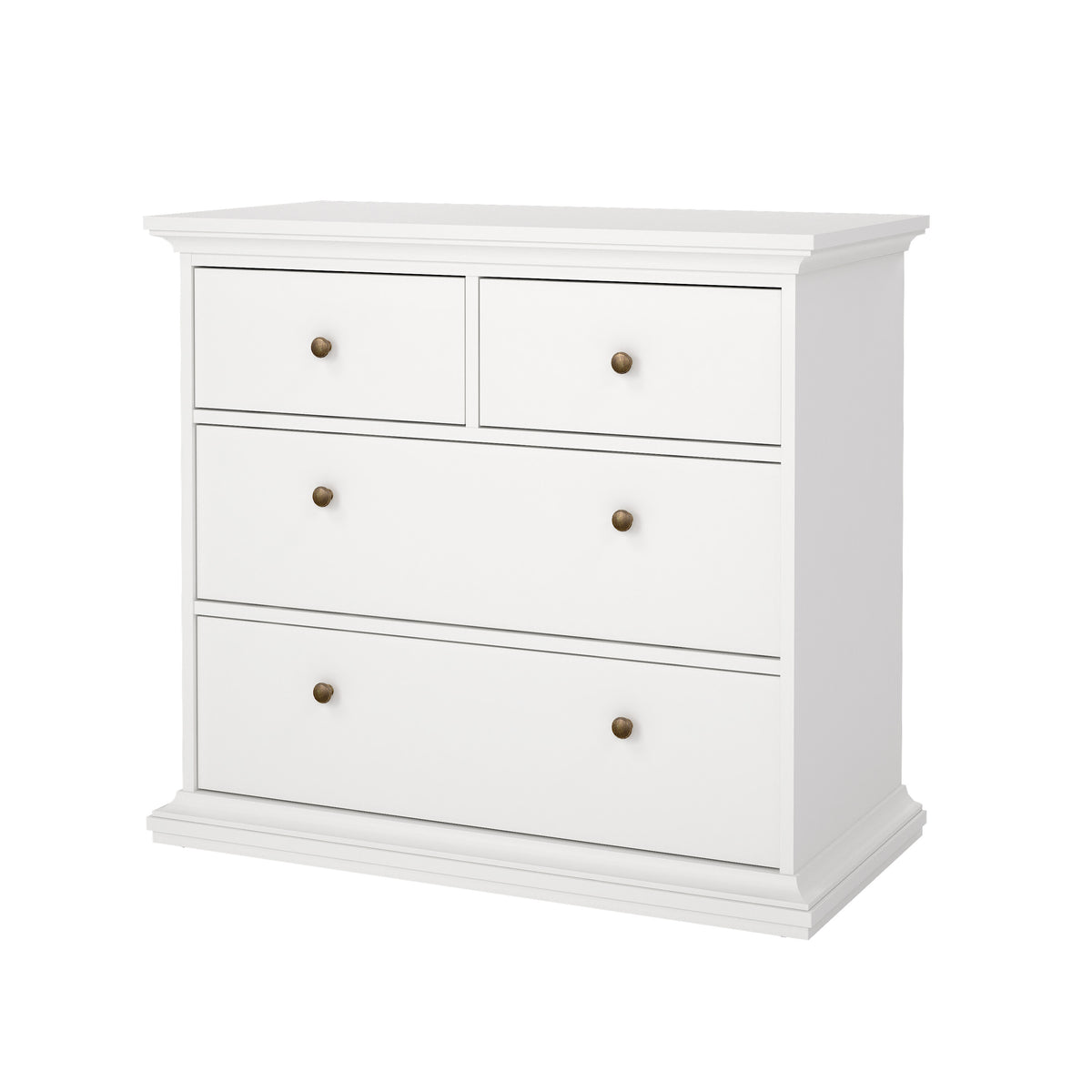 Paris Kommode med 4 Skuffer i Flere Farver fra Tvilum | B96,2xD48,5xH86,9cm