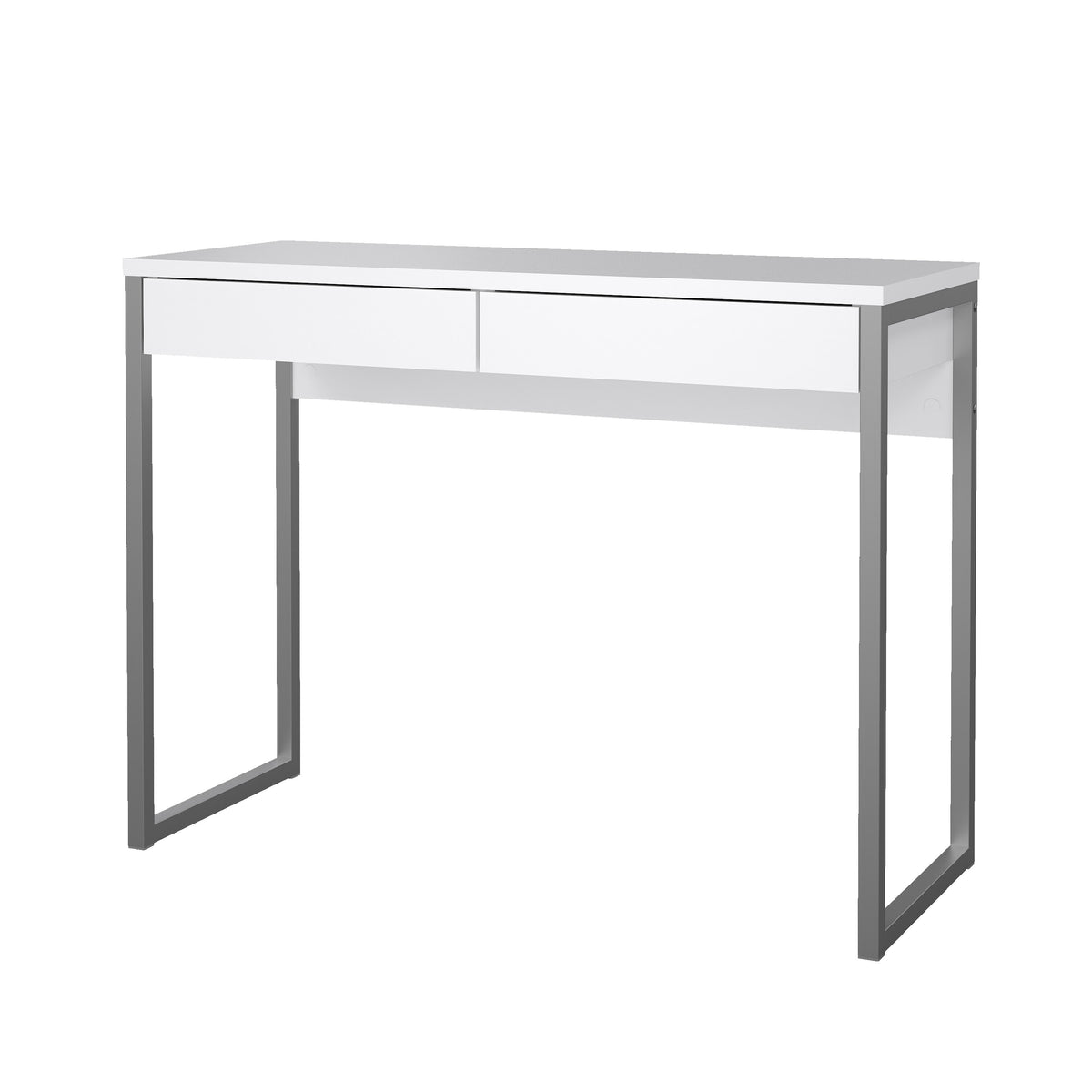 Function Plus Skrivebord i Hvid Højglans fra Tvilum | B101,6xD40xH76,5cm
