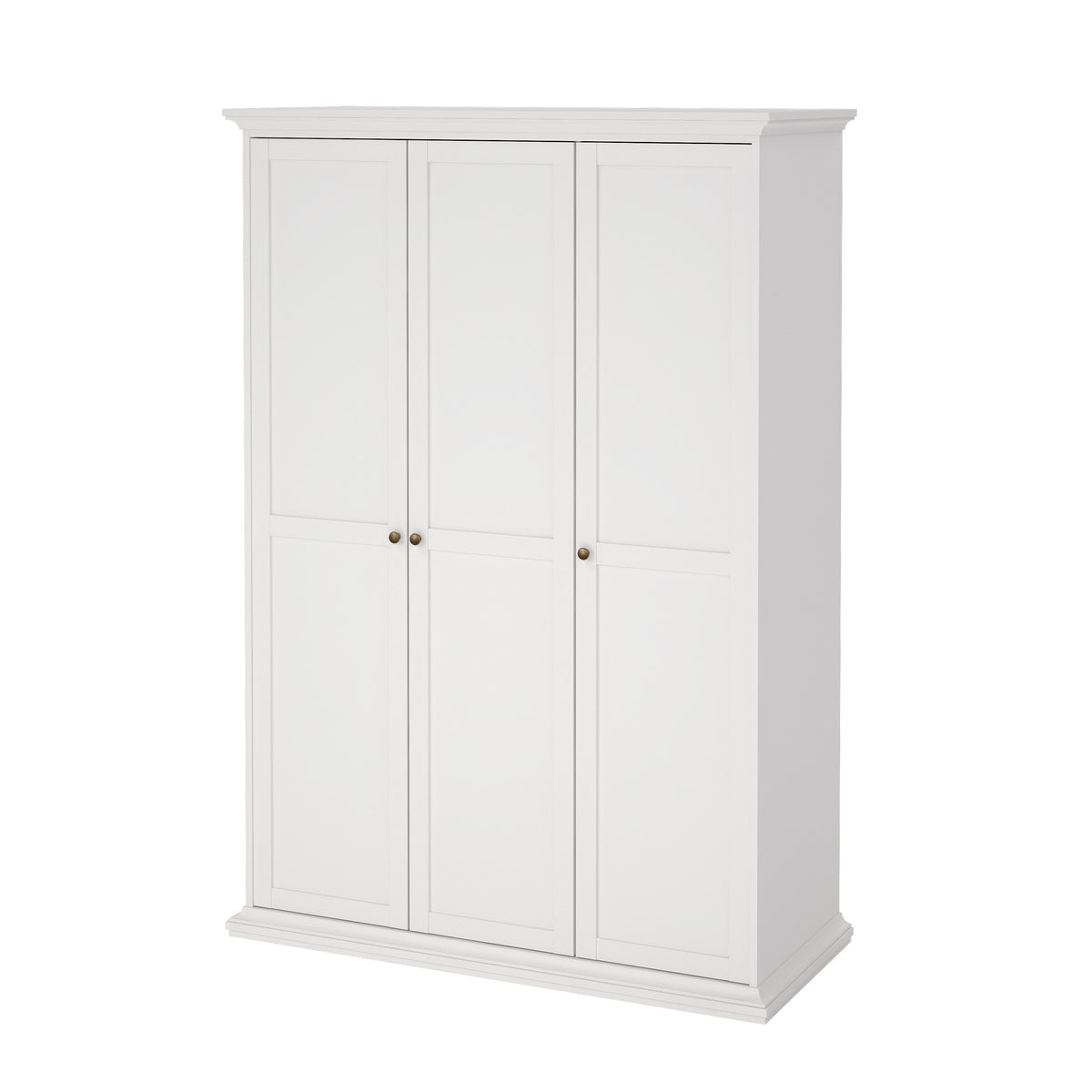 Paris Garderobeskab med 3 Døre i Flere Farver fra Tvilum | B138,8xD60,5xH200,6cm