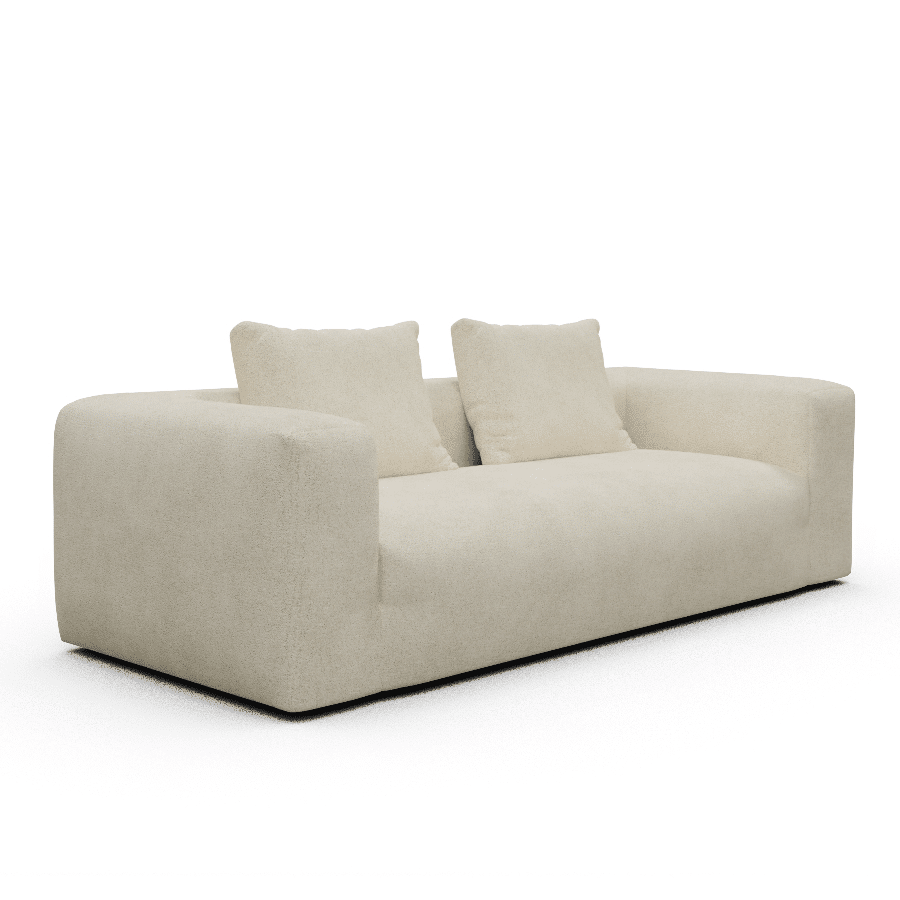K611 Sofa 3 Pers. + Puf fra Kragelund / Scandinavian Upholstery | Flere Farver | 237x102cm+puf: 102x110cm – fra Unique Beds, Home & Living