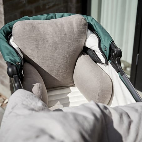 Støttepude til Barnevogn i 100% Økologisk Kapok fra Cocoon | Dusted Brown