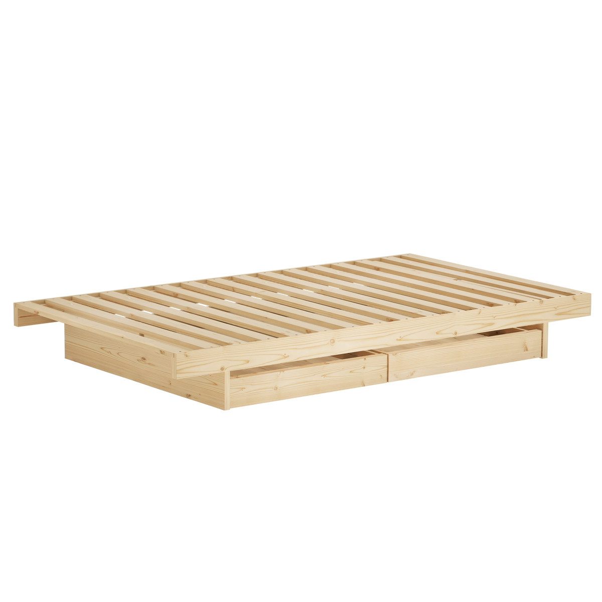 Kanso Børne-Sengeramme med/uden Skuffer Fra Karup Design i Massiv FSC Fyrretræ | 90×200