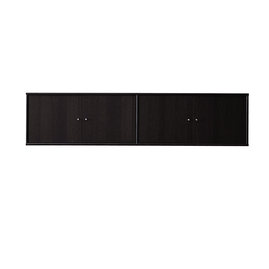 Mistral Modul 110 i Sort Massiv Egetræsfinér fra Hammel Furniture | Færdig Kombination 16 - BHD 176,2x41,6x32,5 cm – fra Unique Beds, Home & Living
