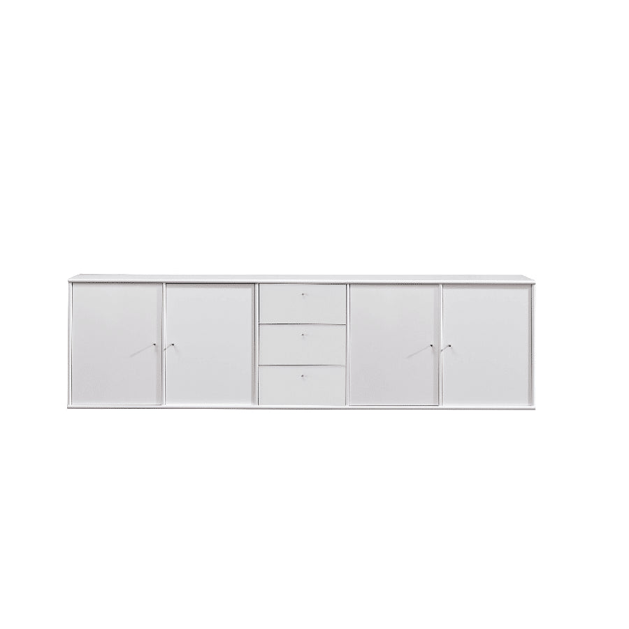 Mistral Modul 111 i Massiv Snehvid Egetræsfinér fra Hammel Furniture | Færdig Kombination 6 - BHD 219,8×41,6×32,5 cm – fra Unique Beds, Home & Living