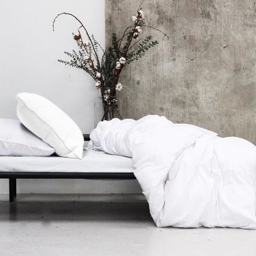 Percale Sengetøj i 100% økologisk GOTS & Svanemærket Bomuld fra Omhu | Hvid | 200TC - 140x200 OUTLET
