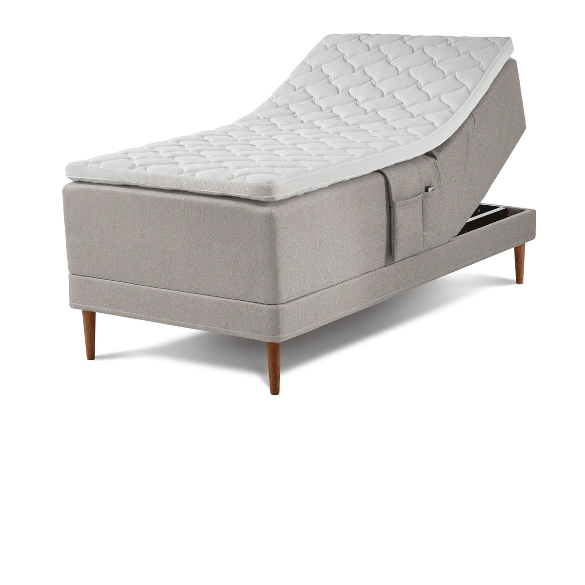 Lys sand – LAMA PREMIUM boxelevationsseng, 90x200 cm packshot – fra Unique Beds, Home & Living