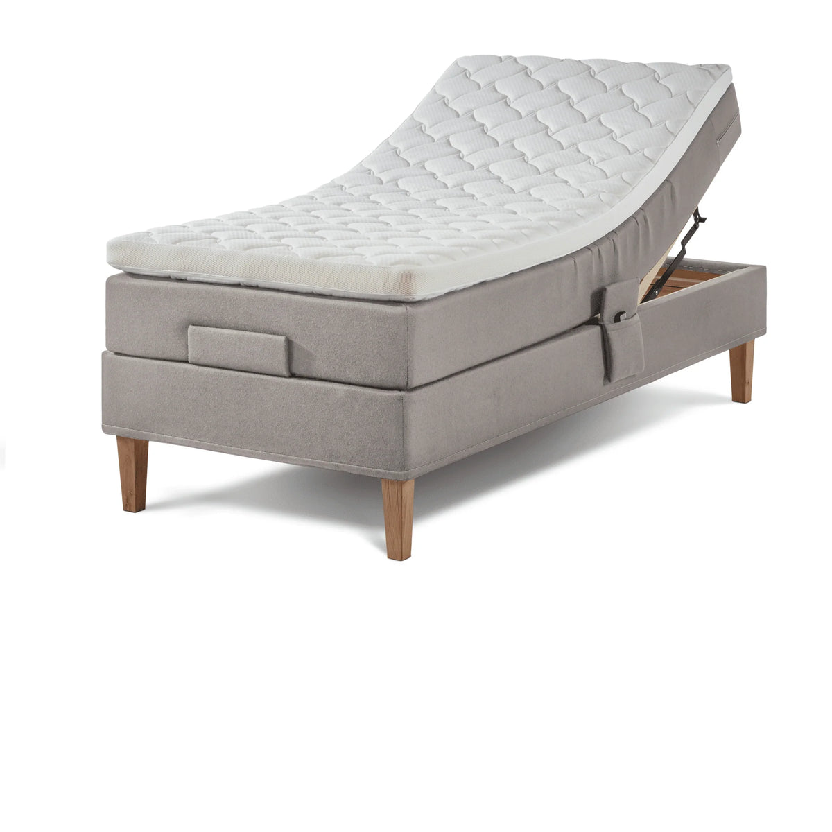 Lys sand – LAMA PREMIUM elevationsseng, 90x200 cm packshot – fra Unique Beds, Home & Living