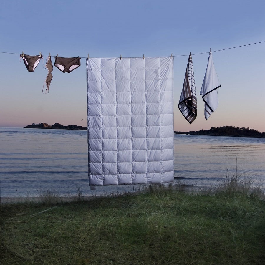 Samsø Lun/Helårsdyne i Svanemærket & Astma/Allergi mærket Moskusdun og Økologisk Bomuld fra Quilts Of Denmark