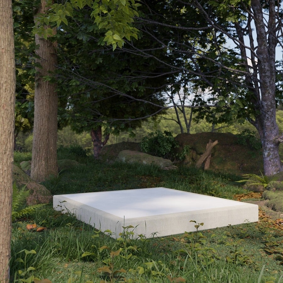 Pure Nature Latex Madras i 100% Talalay Naturlatex Med Betræk i Uld og Bambus fra Nature | 19cm | Flere farver – fra Unique Beds, Home & Living