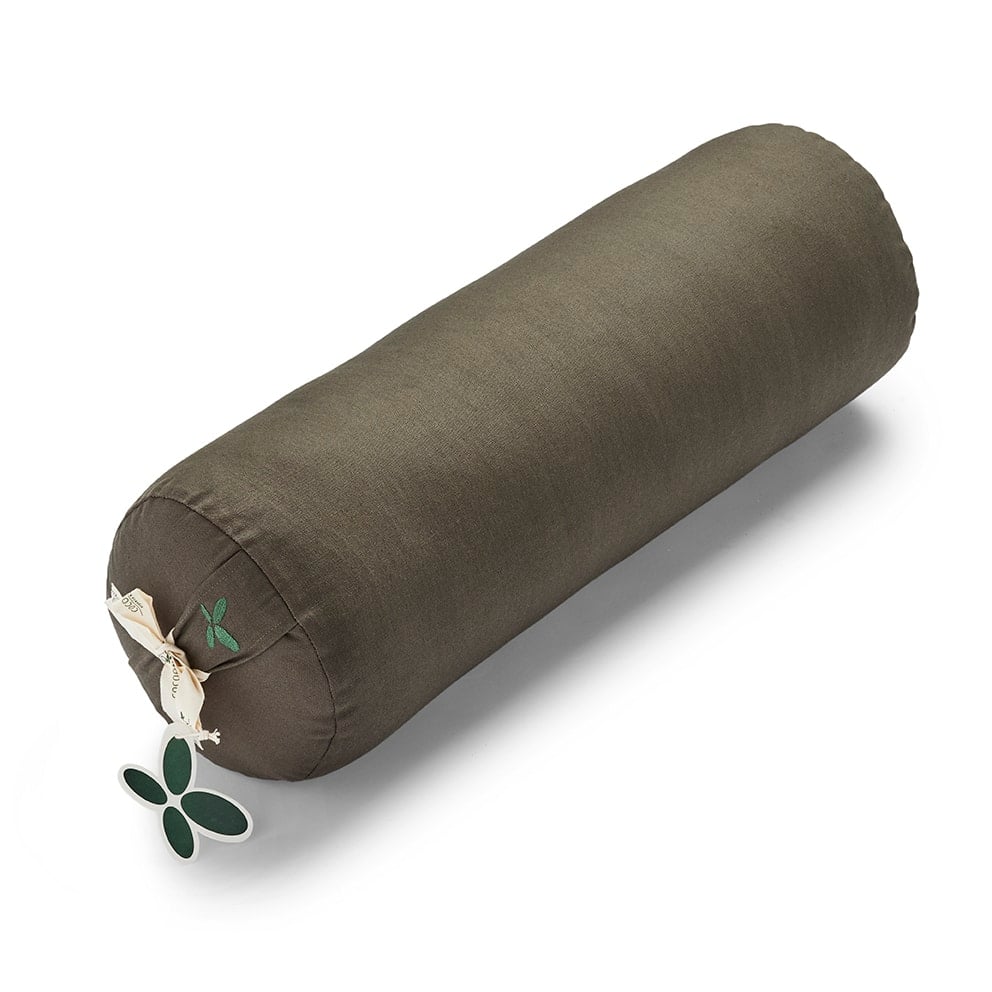 YOGA Meditationspude Pølle i 100% Økologisk Kapok fra Cocoon Company | Dark Olive