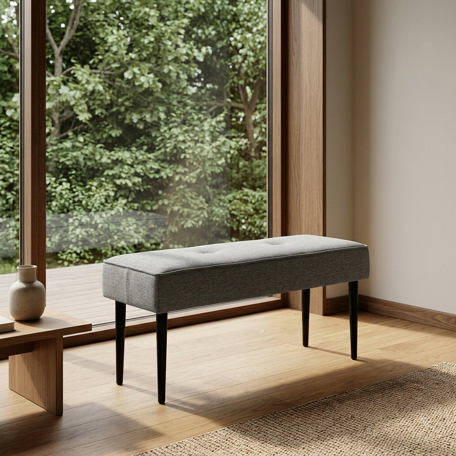 Anzac Bænk i Grå fra Unique Furniture | B100xH48xD36cm - Billede 1