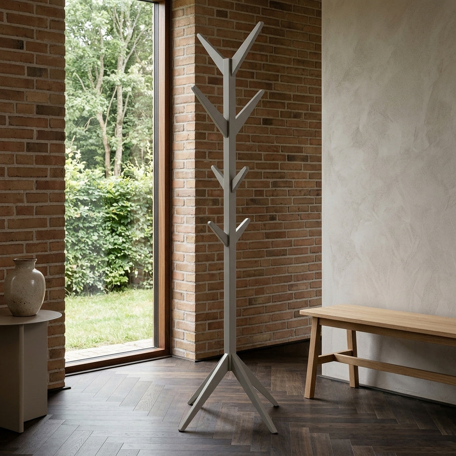 Ascot Stumtjener i Grå MDF med 4-stjernet Stel fra Actona | B42xD42xH178cm - Billede 1