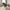 Avola Lænestol i Grafit Polyester med Drejefod i Sort fra Unique Furniture | B59xD65xH89 cm