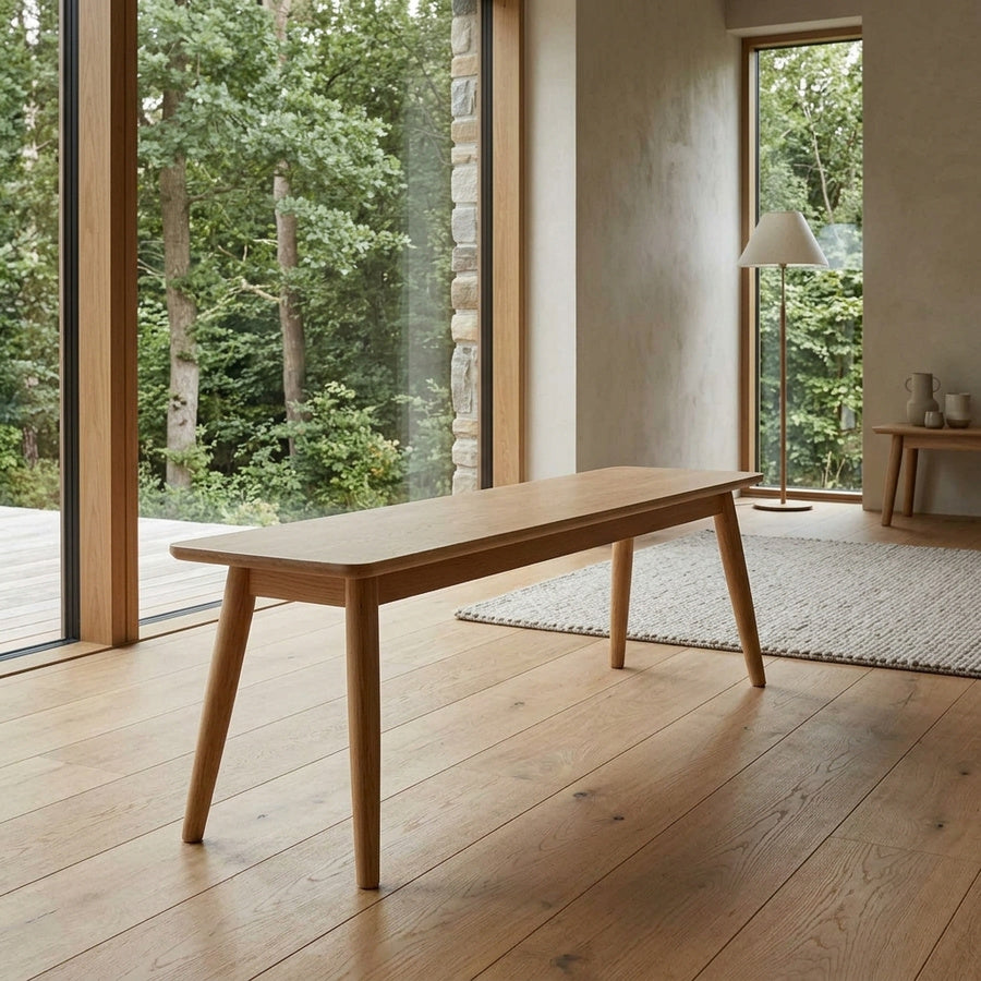Barrali Bænk i Egetræ fra Unique Furniture | L150xB35xH45cm - Billede 1 – fra Unique Beds, Home & Living
