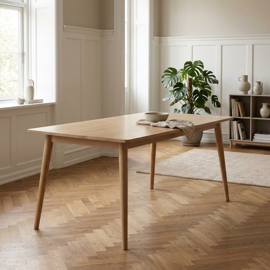 Barrali Spisebord i Egetræ og Finér fra Unique Furniture | L150xB90xH75cm