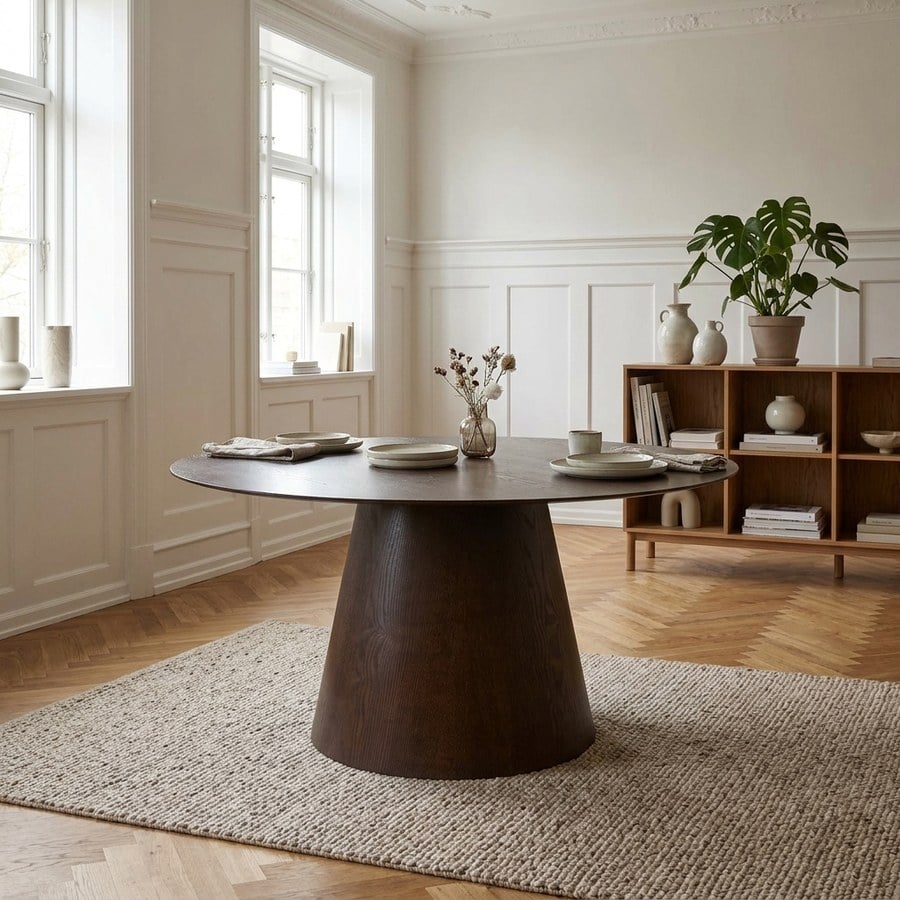 Bolton Spisebord i ægte valnøds Fine fra House Nordic | B90xL160xH75cm.