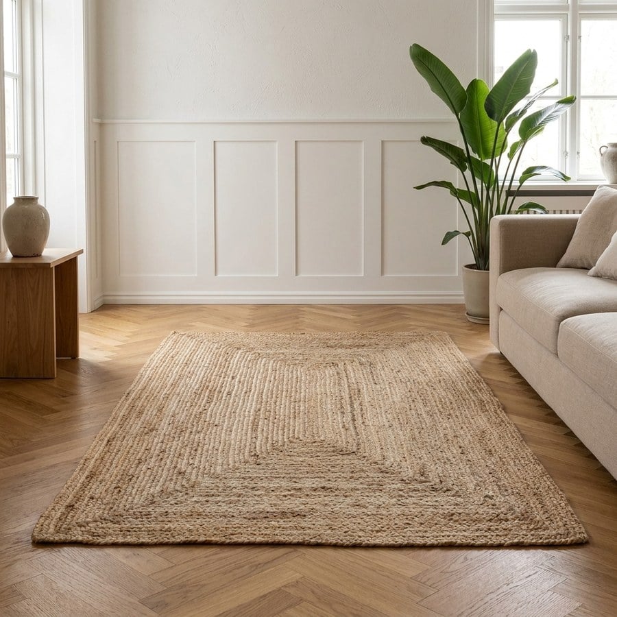 Bombay tæppe i jute Fra House Nordic | 65x135 cm