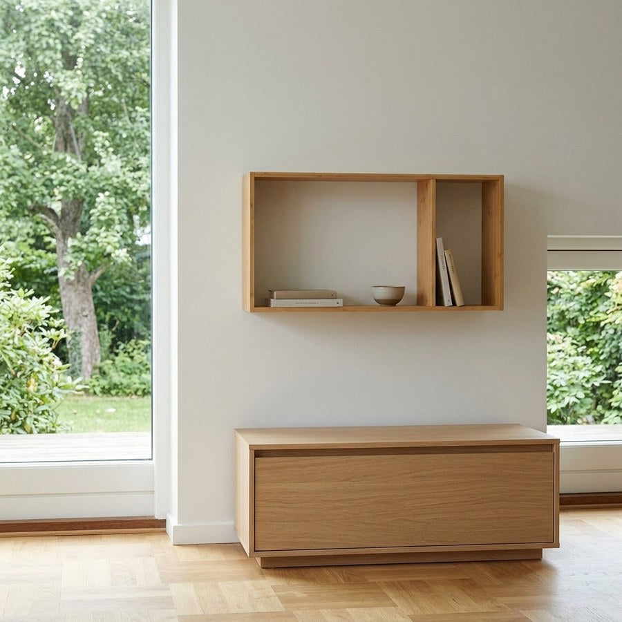 Ember Væghylde i Bambus Fra House Nordic | 70x15x35,5 cm - Billede 1