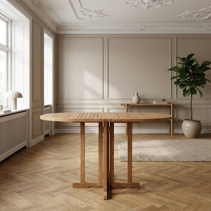 Huelva Cafébord i Teaktræ fra House Nordic | L120xB60xH75cm