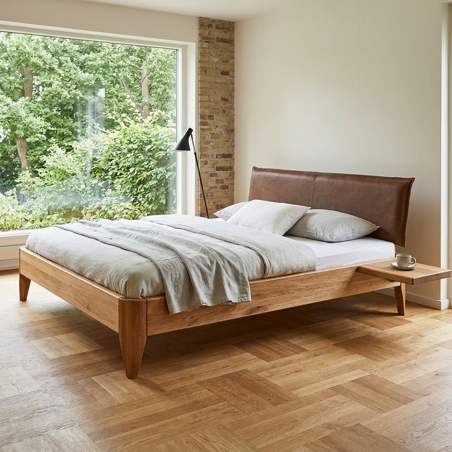 Organic Frame Snedker Sengeramme i Massiv Egetræ fra Raw Sleep - Billede 1