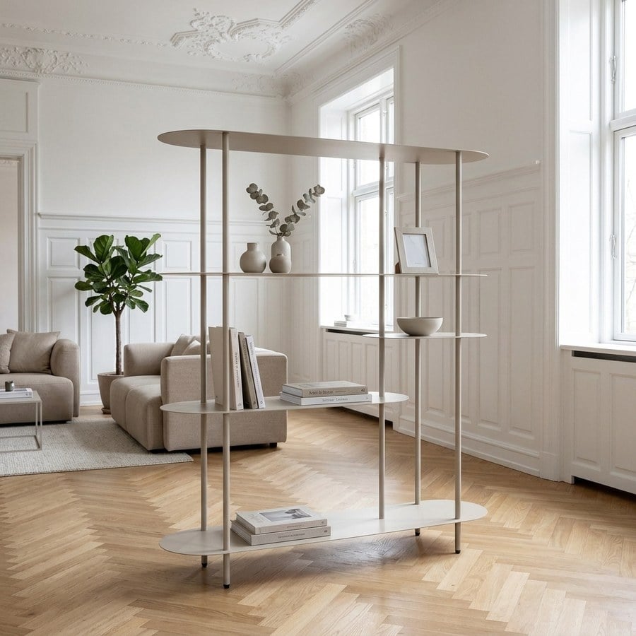 Rieti Reol i Sand fra House Nordic | 31x118x139cm