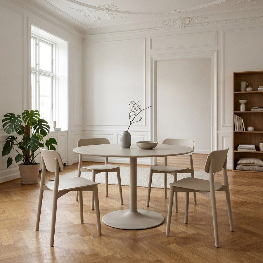 Riva Spisebord i Sand fra House Nordic | Ø120xH75cm