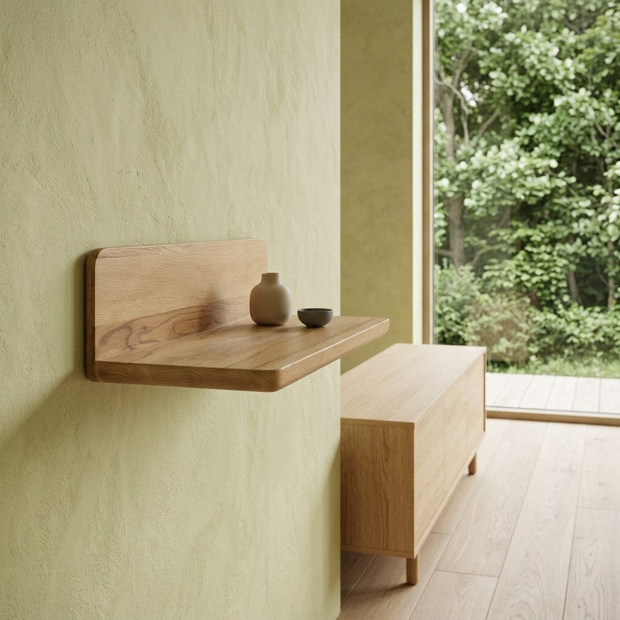 Salina Væghylde i Egetræ fra House Nordic | B40xD22xH12 cm - Billede 1