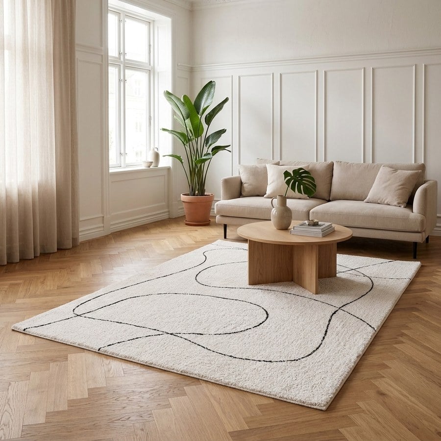 Tampa tæppe i bomuld fra House Nordic | 160x230 cm