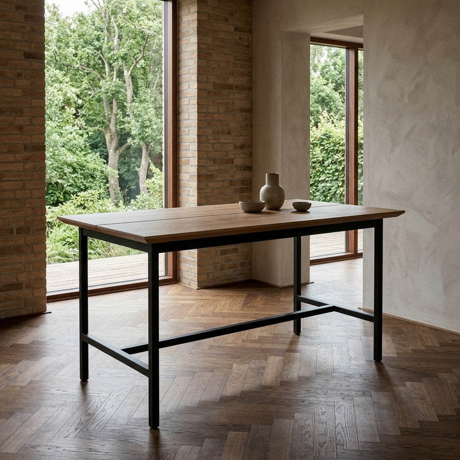 Vidar Snedker Barbord i Massiv Egetræ & Natur Olie fra House Of Sander | B: 72cm. L: 130cm. H: 3cm. - Billede 1 – fra Unique Beds, Home & Living