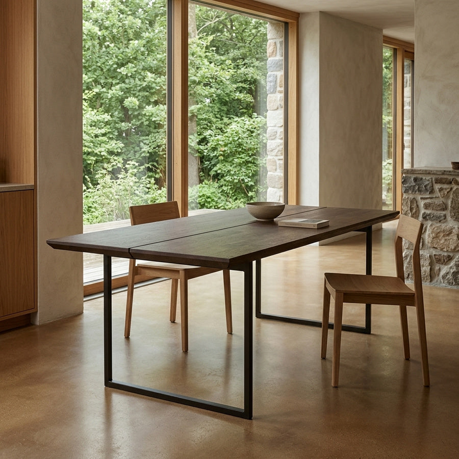 Vidar Snedker Cafébord i Massiv Egetræ & Mocca Olie fra House Of Sander | B: 72cm. L: 130cm. H: 3cm. - Billede 1 – fra Unique Beds, Home & Living