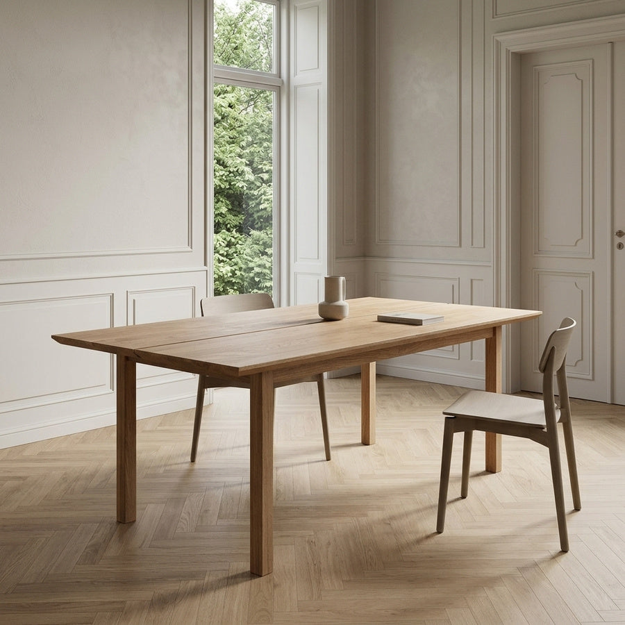 Vidar Snedker Cafébord i Massiv Egetræ & Natur Olie fra House Of Sander | B: 72cm. L: 130cm. H: 3cm. - Billede 1 – fra Unique Beds, Home & Living