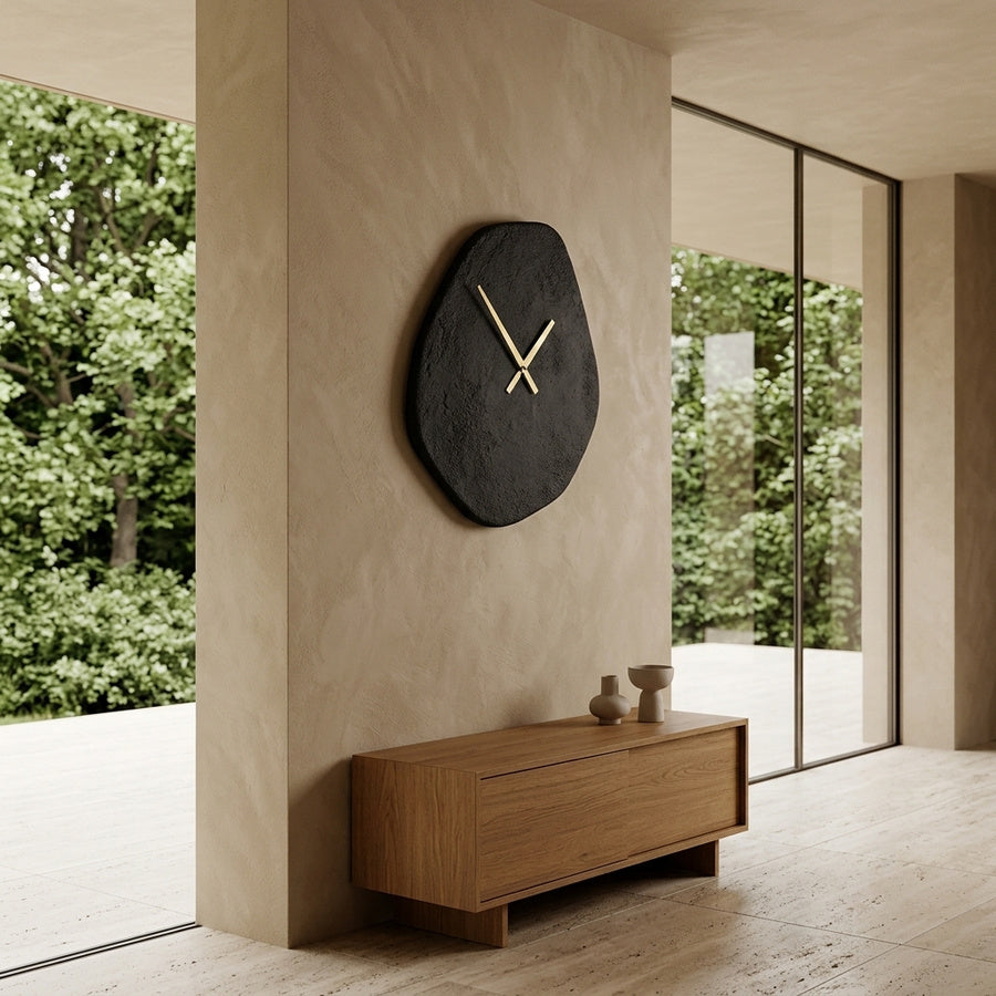 Vienna Vægur i Sort Cement fra House Nordic | B38xH45cm - Billede 1