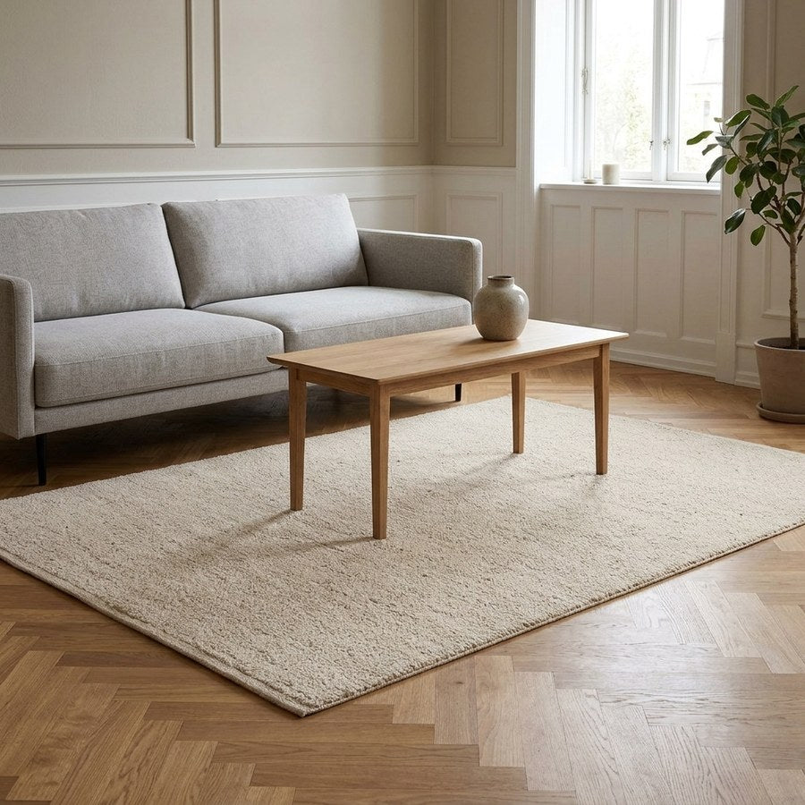 Bela Tæppe i Beige Uld fra House Nordic | L230xB160 cm
